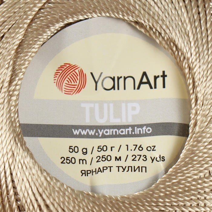 Пряжа Пряжа "Tulip" 100% микрофибра 250м/50гр (428 золото)
