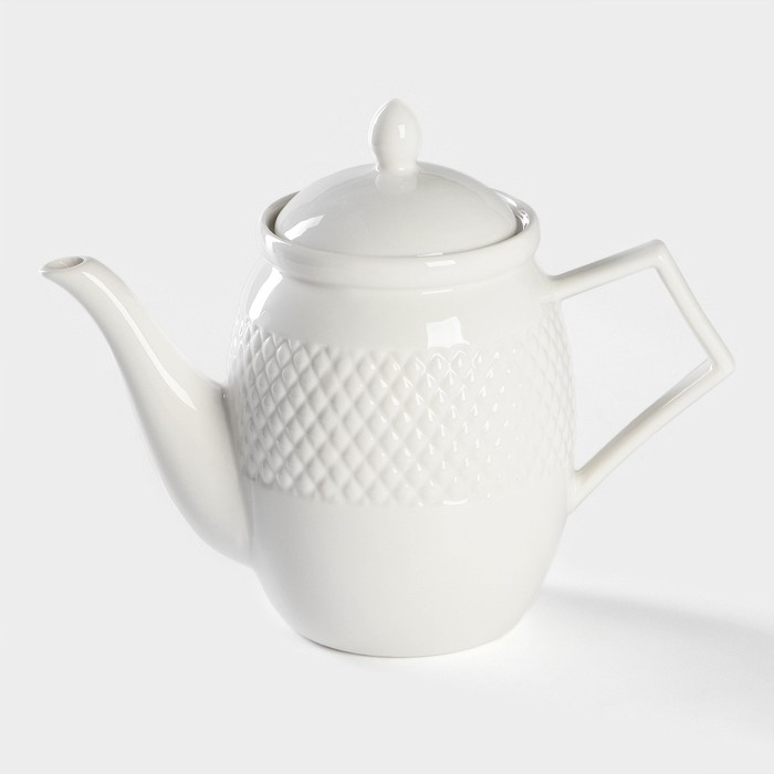 Набор кофейный фарфоровый на бамбуковой подставке BellaTenero, 15 предметов: чайник 850 мл, 6 кружек 70 мл, сахарница с ложкой 300 мл, молочник 250 мл, 6 блюдец, цвет белый Набор кофейный фарфоровый на бамбуковой подставке BellaTenero, 15 предметов: чайник 850 мл, 6 кружек 70 мл, сахарница с ложкой 300 мл, молочник 250 мл, 6 блюдец, цвет белый