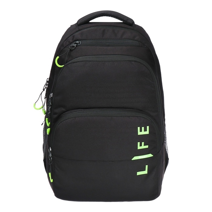 Рюкзак молодёжный 45 х 32 х 23 см, Grizzly, эргономичная спинка, отделение для ноутбука, чёрный Рюкзак молодёжный 45 х 32 х 23 см, Grizzly, эргономичная спинка, отделение для ноутбука, чёрный