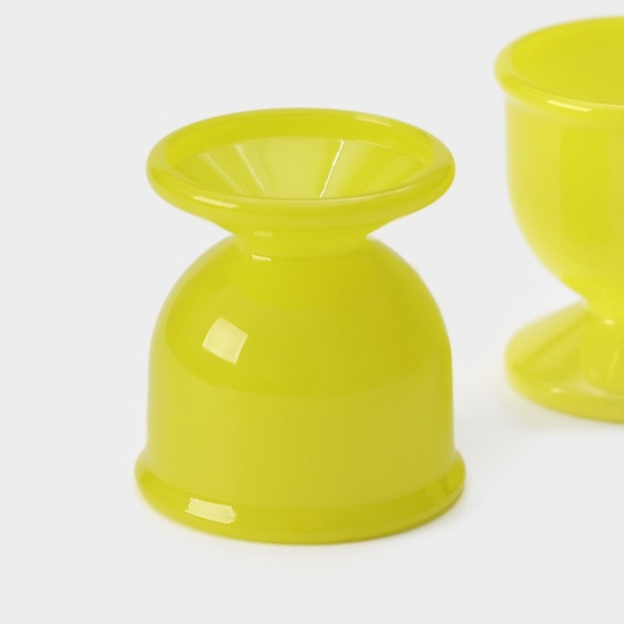 Набор подставок для яиц, 4 шт, 4,5×5 см, цвет МИКС Набор подставок для яиц, 4 шт, 4,5×5 см, цвет МИКС