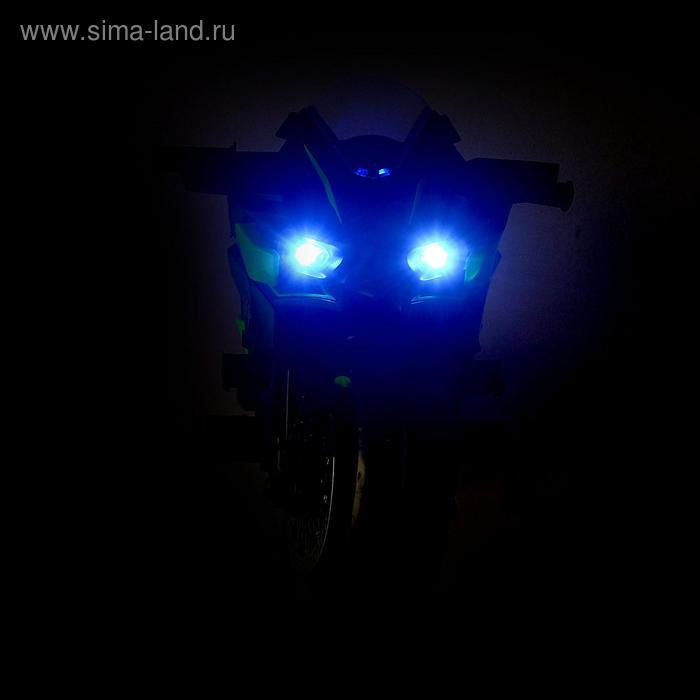 Электромотоцикл «Спортбайк», 2 мотора, цвет чёрный Электромотоцикл «Спортбайк», 2 мотора, цвет чёрный