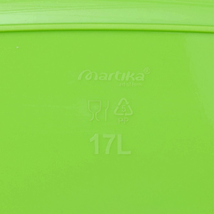 Таз овальный «Водолей», 17 л, цвет салатовый Таз овальный «Водолей», 17 л, цвет салатовый