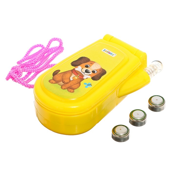 Музыкальный телефон «Друзья», звуковые эффекты, работает от батареек, МИКС Музыкальный телефон «Друзья», звуковые эффекты, работает от батареек, МИКС