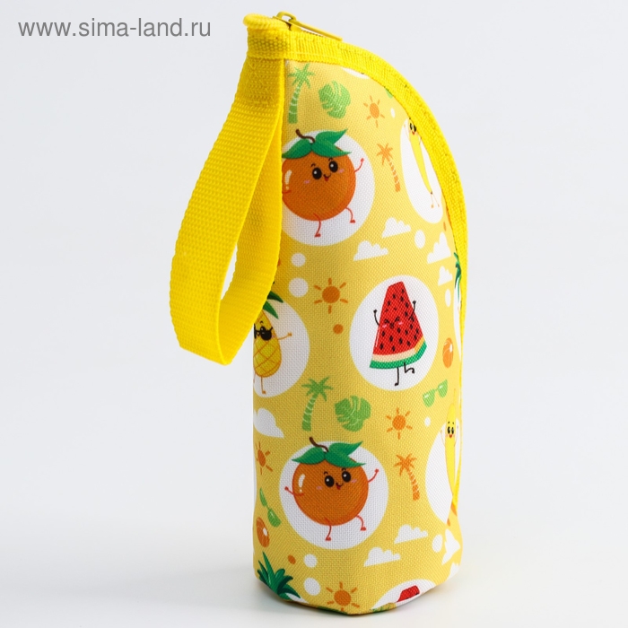 Термо-чехол для бутылочки «Фруктовая тусовка» на молнии Термо-чехол для бутылочки «Фруктовая тусовка» на молнии