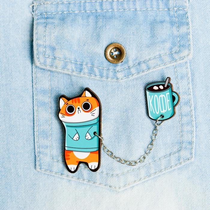 Набор значков «Котик» Набор значков «Котик»