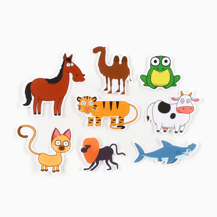 Игра развивающая на липучках Игра развивающая на липучках "Изучаем окружающий мир", Синий трактор