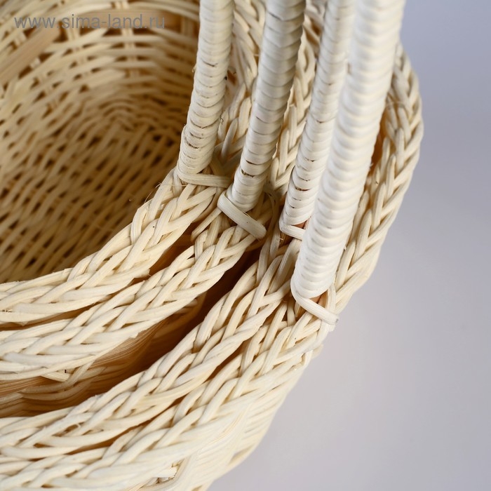 Набор корзин плетеных из 4-х 20х28 Н 8/26,17х24 Н7/25,14х21Н6/20, 12х18 Н 5/17 см.(ротанг) Набор корзин плетеных из 4-х 20х28 Н 8/26,17х24 Н7/25,14х21Н6/20, 12х18 Н 5/17 см.(ротанг)