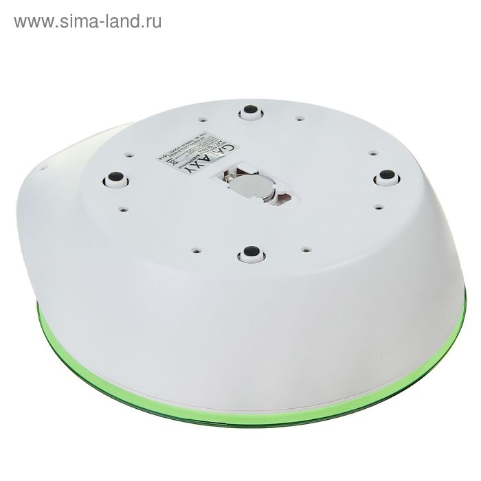 Весы кухонные Galaxy GL 2804, электронные, до 5 кг, LCD-дисплей, бело-зелёные