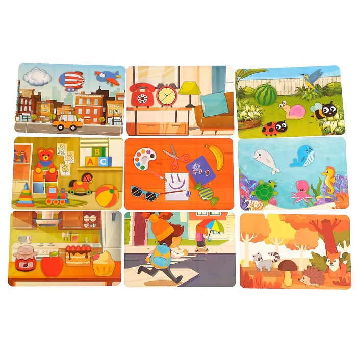 Настольная игра «Умное лото. Контуры», 2 игрока, 3+ Настольная игра «Умное лото. Контуры», 2 игрока, 3+