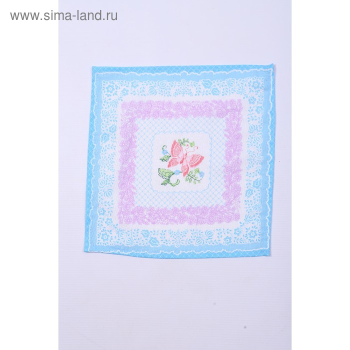 Платок носовой женский 28х28см, 12шт, рис 5485-2 (роз-гол) микс, ситец 100г/м, хл100% Платок носовой женский 28х28см, 12шт, рис 5485-2 (роз-гол) микс, ситец 100г/м, хл100%