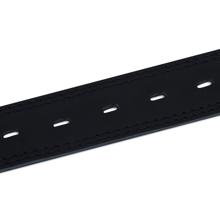 Ошейник кожаный двухслойный на замше, 3,5 см, ОШ 41-51 см, черный Ошейник кожаный двухслойный на замше, 3,5 см, ОШ 41-51 см, черный