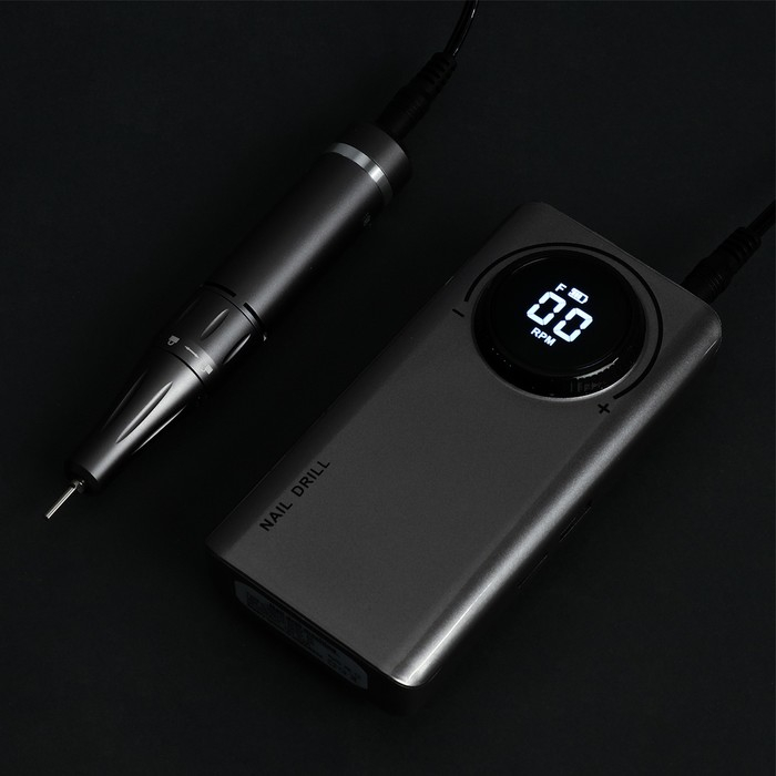 Аппарат для маникюра Luazon LMH-08, 6 насадок, 30 Вт, до 35 000 об/мин, серая Аппарат для маникюра Luazon LMH-08, 6 насадок, 30 Вт, до 35 000 об/мин, серая