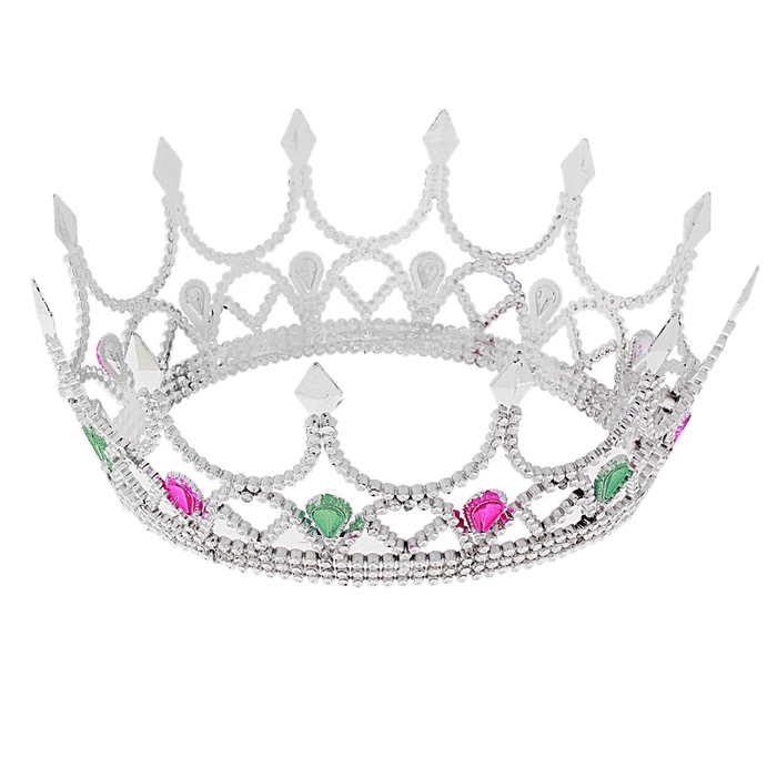 Венец королевы, цвет серебристый Венец королевы, цвет серебристый