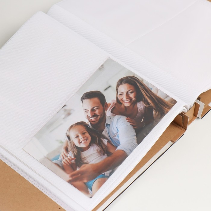 Фотоальбом на 100 фото 10х15 см  Фотоальбом на 100 фото 10х15 см "Голубой цветок" 22х4х23 см