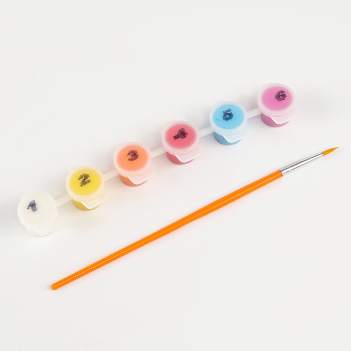 Картина по номерам на холсте с подрамником для детей «Аппетитный кусочек», 17 х 17 см Картина по номерам на холсте с подрамником для детей «Аппетитный кусочек», 17 х 17 см