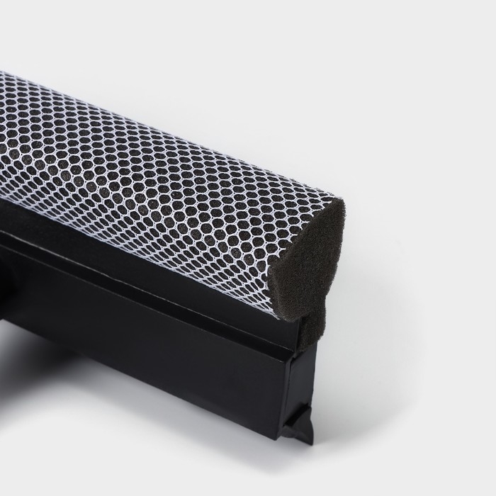 Щётка для окон Доляна, телескопической ручка 60(97) см, водосгон 20 см, насадка из поролона 20×8 см