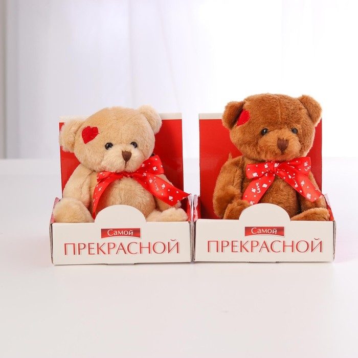 Мягкая игрушка «Мишка», цвет микс, 15 см Мягкая игрушка «Мишка», цвет микс, 15 см