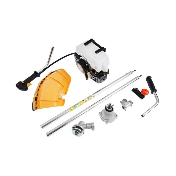 Триммер бензиновый ТУНДРА, Easy-start, леска/нож, 43 см3, 2 л.с., в двух коробках Триммер бензиновый ТУНДРА, Easy-start, леска/нож, 43 см3, 2 л.с., в двух коробках