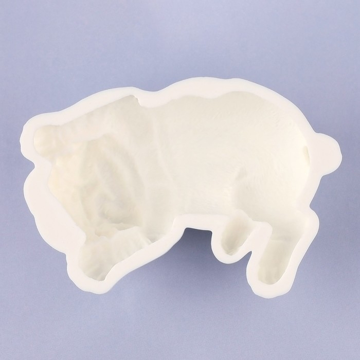 Молд «Пёсик», силикон, 9,5×7×3,2 см, цвет белый Молд «Пёсик», силикон, 9,5×7×3,2 см, цвет белый