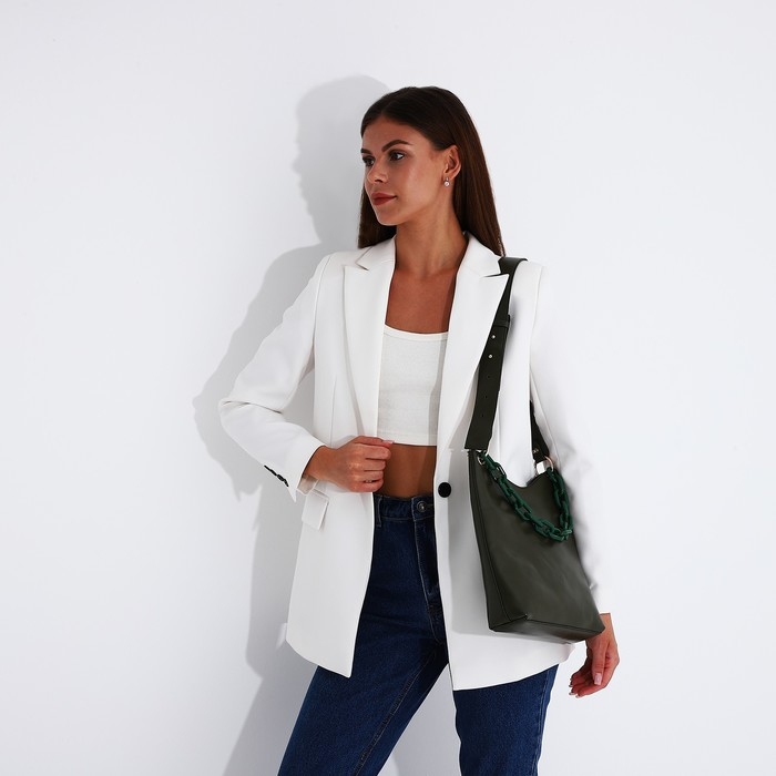 Кросс-боди на магните, цвет зелёный Кросс-боди на магните, цвет зелёный