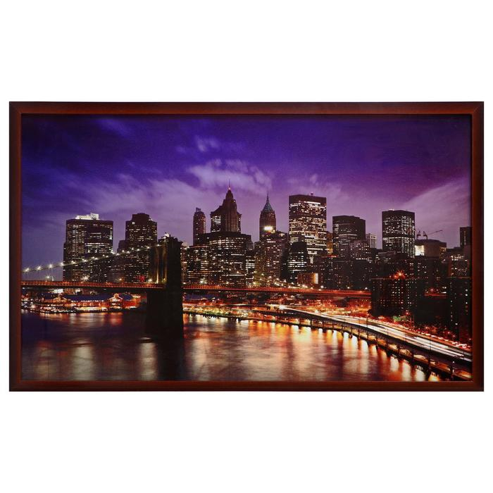 Картина  Картина "Город в огнях" 67х107 см