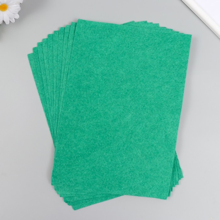 Фетр мягкий Фетр мягкий "Светло Зеленый" 1 мм (набор 10 листов) формат А4