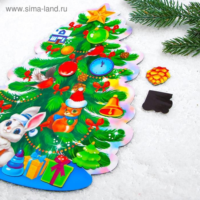 Магнитная новогодняя ёлка «Новый год! Предметы» Магнитная новогодняя ёлка «Новый год! Предметы»