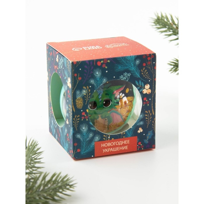 Ёлочные шары на Новый Год «Новогодняя коллекция: Счастья в новом году», диам. 6 см Ёлочные шары на Новый Год «Новогодняя коллекция: Счастья в новом году», диам. 6 см