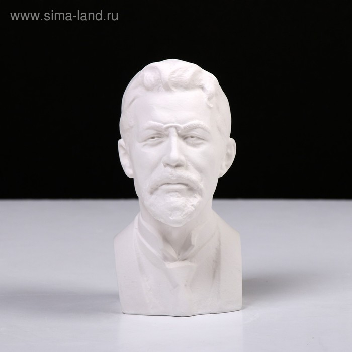 Гипсовая фигура известные люди: Бюст Чехова, 7.5 х 8 х 15.5 см Гипсовая фигура известные люди: Бюст Чехова, 7.5 х 8 х 15.5 см