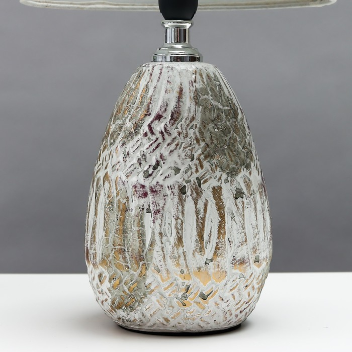 Настольная лампа 16794/1 E14 40Вт бело-бежевый 20x20x33 см RISALUX