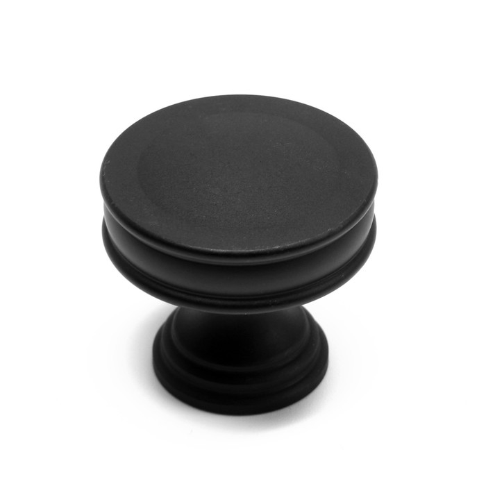 Ручка кнопка CAPPIO PK324, d=30 мм, цвет черный Ручка кнопка CAPPIO PK324, d=30 мм, цвет черный