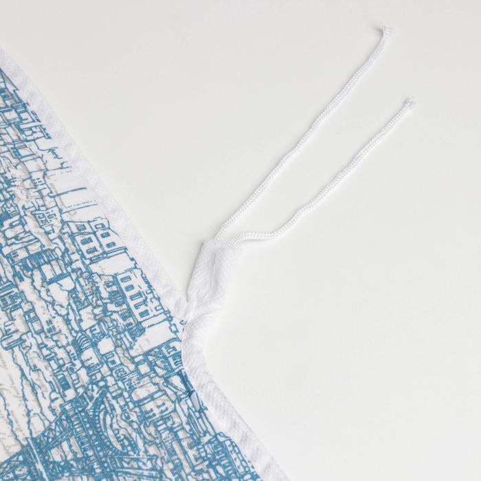 Чехол для гладильной доски Доляна«Ассорти», 140×50 см, с поролоном, рисунок МИКС