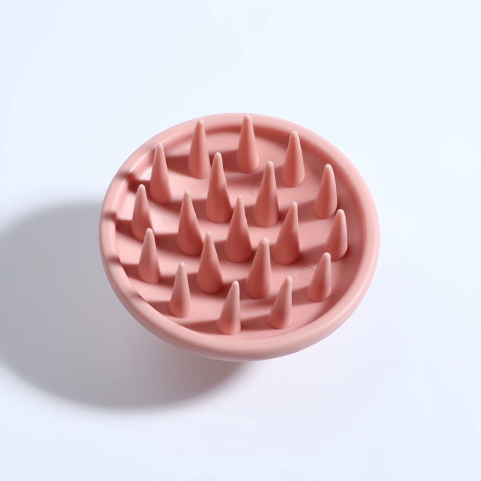 Щетка д/мытья и массажа головы силик 8*8*6см роз пакет QF Щетка д/мытья и массажа головы силик 8*8*6см роз пакет QF