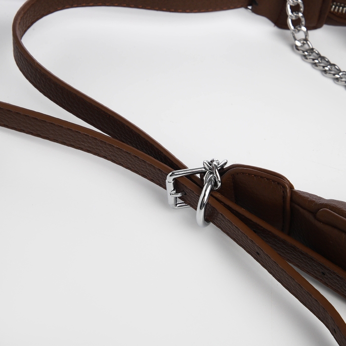 Сумка женская хобо на молнии TEXTURA, средний размер, цвет коричневый Сумка женская хобо на молнии TEXTURA, средний размер, цвет коричневый