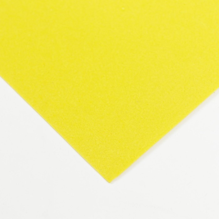 Фоамиран Фоамиран "Лимонный" 1 мм набор 10 листов 50х50 см