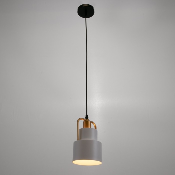 Светильник BayerLux 1657/1WT E27 40Вт бело-золотой 12,5х12,5х22-122 см