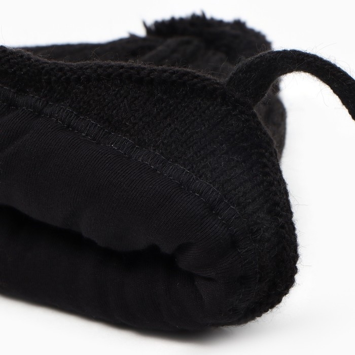 Шапка детская, цвет черный, размер 52-54 Шапка детская, цвет черный, размер 52-54