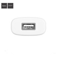 Сетевое зарядное устройство Hoco C11, USB - 1 А, кабель microUSB 1 м, белый