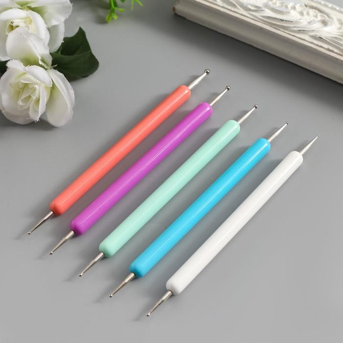 Инструменты для придания формы фоамирану  Инструменты для придания формы фоамирану "Пастель" набор 5 шт 12 см