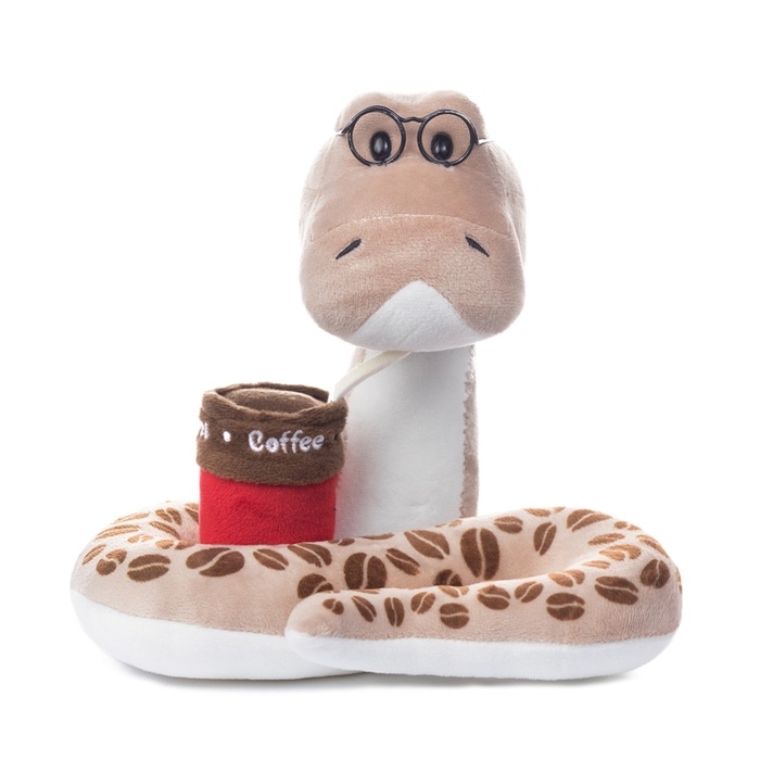 Мягкая игрушка  Мягкая игрушка "Змей Кофемэн", 24 см MT-MRT012412-24