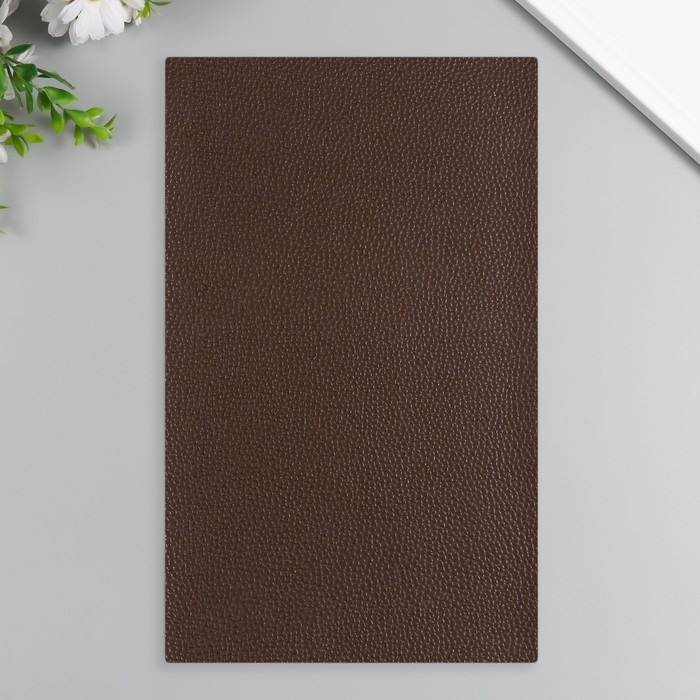 Лист для творчества иск.кожа Лист для творчества иск.кожа "Рисунок Личи" кофе лист 33х20 см толщина 1 мм