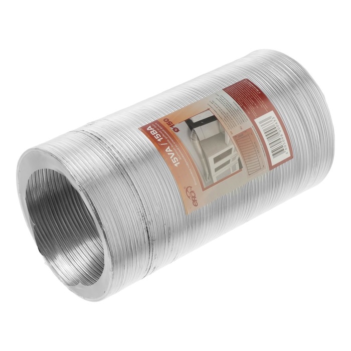 Воздуховод гофрированный ERA, d=150 мм, раздвижной до 3 м, алюминиевый Воздуховод гофрированный ERA, d=150 мм, раздвижной до 3 м, алюминиевый