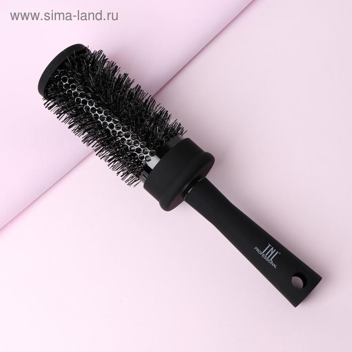 Термобрашинг профессиональный, вентилируемый, d = 4,6/6 × 24 см, цвет чёрный Термобрашинг профессиональный, вентилируемый, d = 4,6/6 × 24 см, цвет чёрный