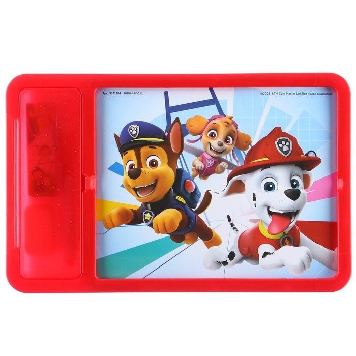 Доска для рисования с маркером-стиралкой, Щенячий патруль, Paw Patrol, Красный Доска для рисования с маркером-стиралкой, Щенячий патруль, Paw Patrol, Красный