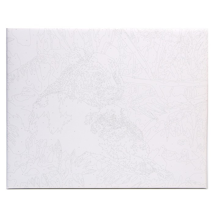 Картина по номерам на холсте с подрамником «Панды. Мама и малыш», 40 х 50 см