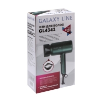 Фен Galaxy LINE GL 4342, 2100 Вт, 2 скорости, 2 температурных режима, бирюзовый