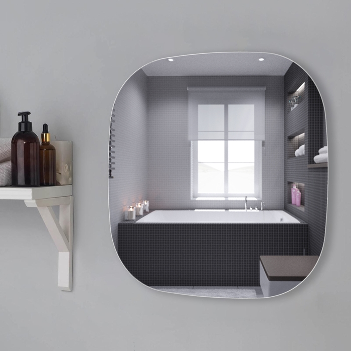 Зеркало со шлифованной кромкой EVOFORM, 50х50 см Зеркало со шлифованной кромкой EVOFORM, 50х50 см