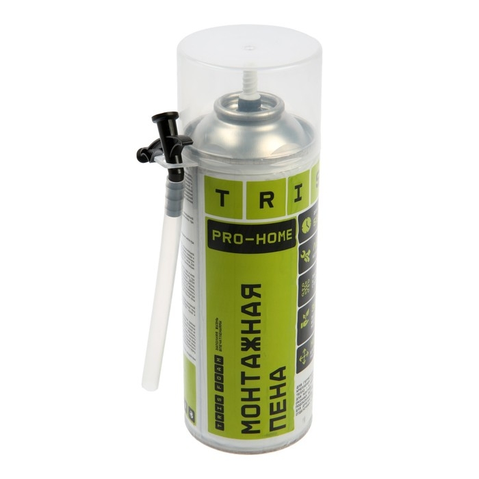 Пена монтажная Tris PRO-HOME, адаптерная, летняя, 500 м Пена монтажная Tris PRO-HOME, адаптерная, летняя, 500 м