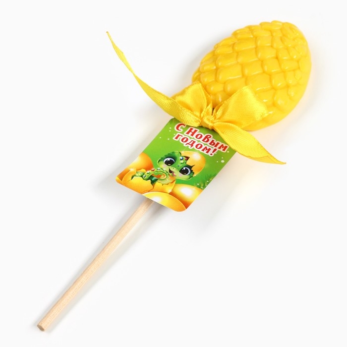 Новый год! Леденец на палочке &laquo;С новым годом&raquo;, вкус апельсин, 24 г