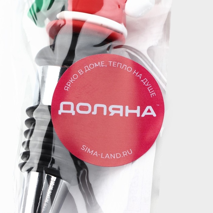 Пробка для бутылки Доляна «Дед Мороз», 12 см Пробка для бутылки Доляна «Дед Мороз», 12 см